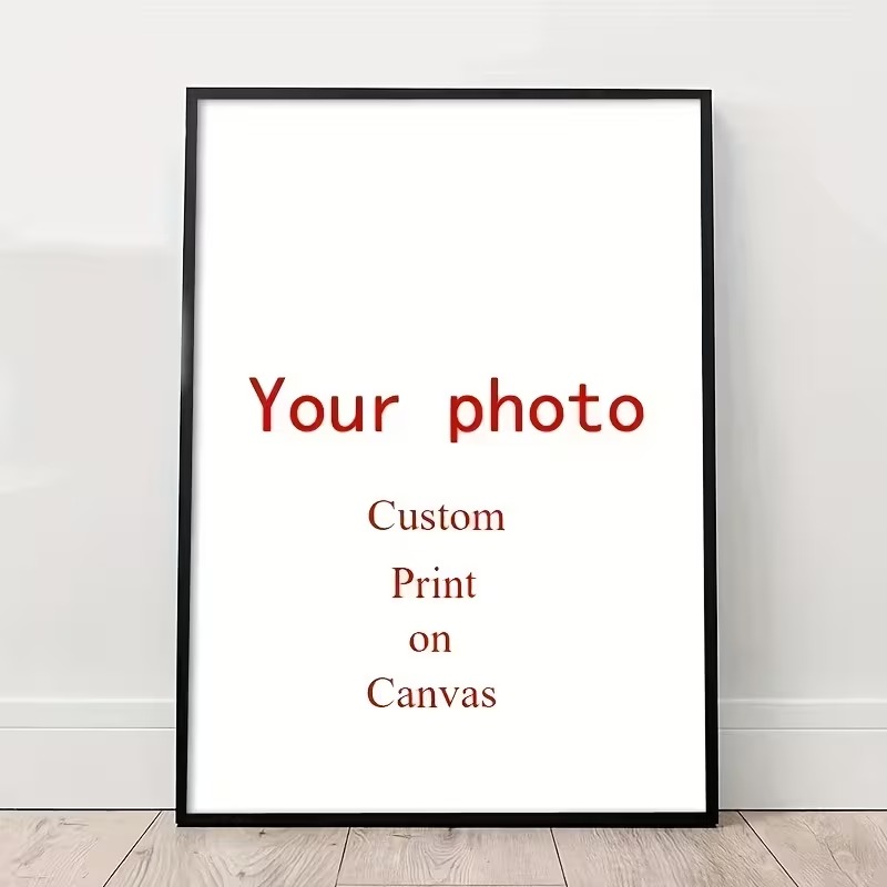 Custom Map Poster - ภาพพิมพ์บนผ้าใบตามสั่งจากภาพถ่ายของคุณ ภาพงานแต่งงาน วันเกิด โปสเตอร์ตกแต่งผนัง ภาพสัตว์เลี้ยง ครอบครัว
