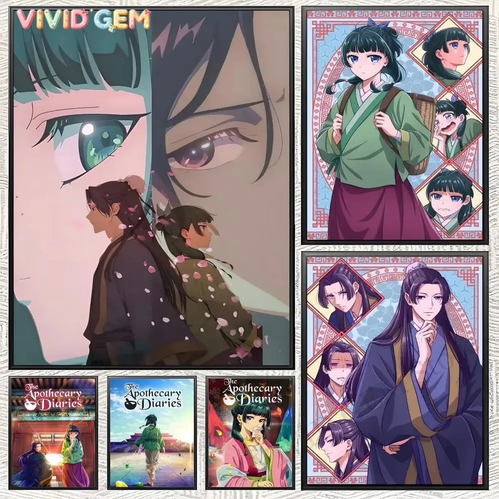 Photo Mosaic Print - VIVID GEM ภาพเพชรลายอนิเมะ T-The A-Apothecary D-Diaries
