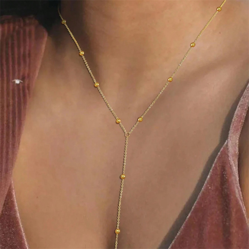 สร้อยคอทองวินเทจแบบยาวประดับจี - Birth Flower Necklace บทวิจารณ์และราคา