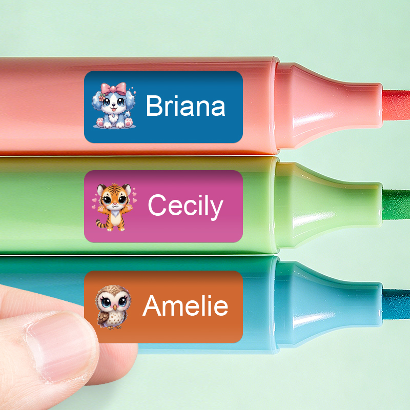 สติกเกอร์ชื่อส่วนตัว - กันน้ำ  - Personalized Name Box บทวิจารณ์และราคา