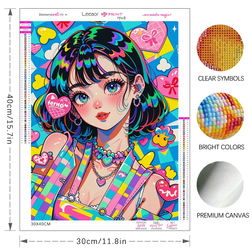 ชุดปักเพชรลายการ์ตูนสาวนีออน ป - Photo Mosaic Print บทวิจารณ์และราคา