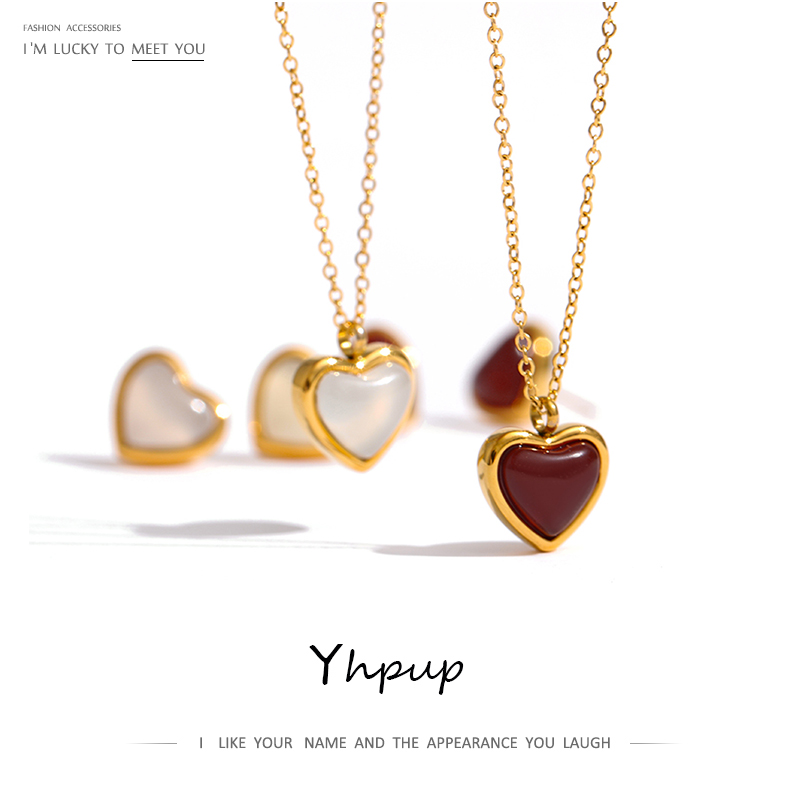 Yhpup สแตนเลสสตีลหัวใจจี้สร้อย - Birth Flower Necklace บทวิจารณ์และราคา