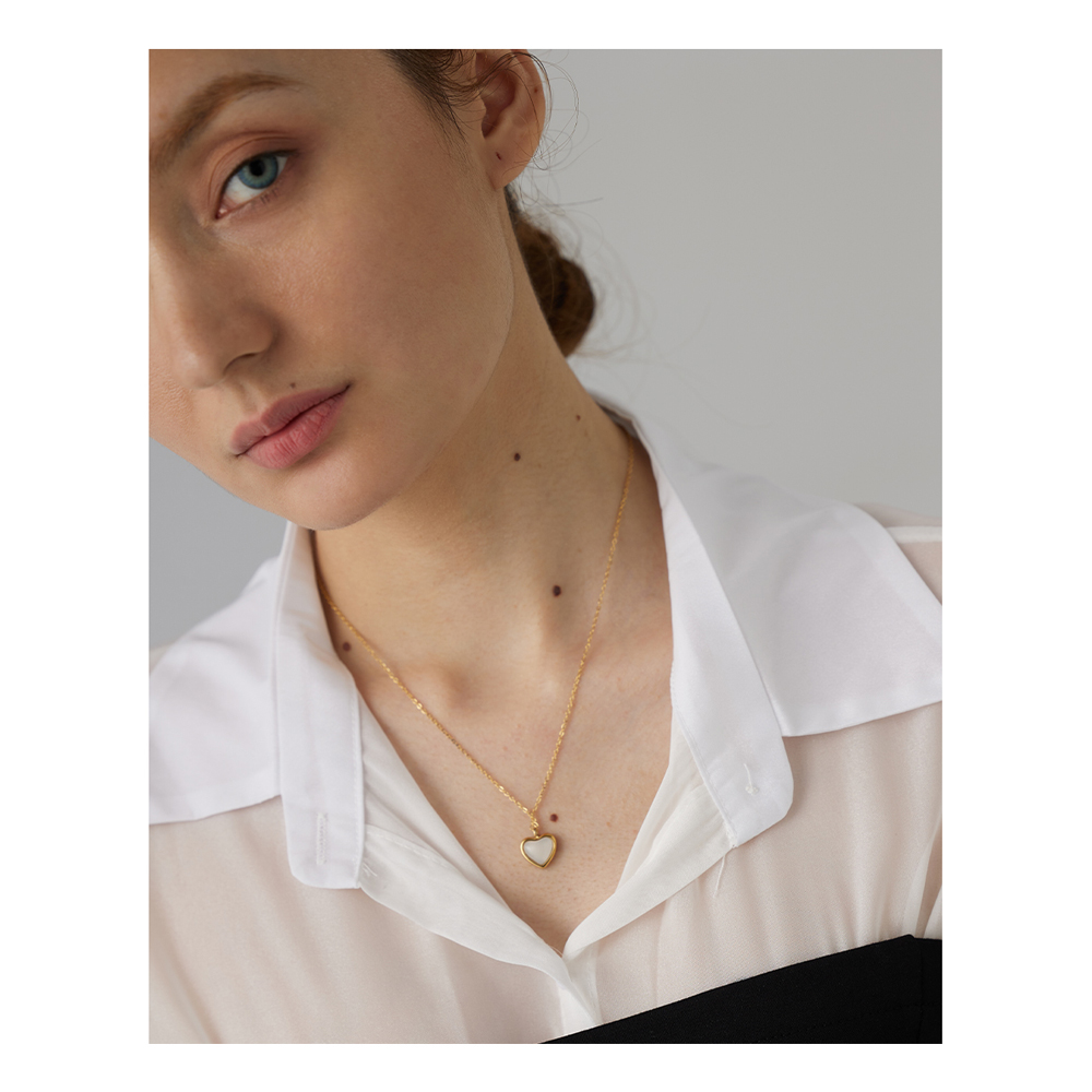 Yhpup สแตนเลสสตีลหัวใจจี้สร้อย - Birth Flower Necklace บทวิจารณ์และราคา